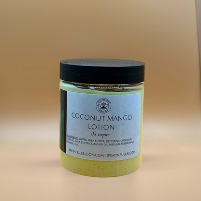 Coconut Mango Oatmeal Body Lotion